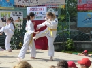 Pokaz Karate na Pikniku Rodzinnym przy ZSS nr 1