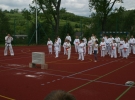 Pokaz Karate podczas Dnia Dziecka w Łososinie Górnej