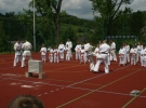Pokaz Karate podczas Dnia Dziecka w Łososinie Górnej