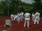 Pokaz Karate podczas Dnia Dziecka w Łososinie Górnej