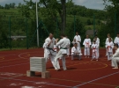 Pokaz Karate podczas Dnia Dziecka w Łososinie Górnej