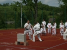 Pokaz Karate podczas Dnia Dziecka w Łososinie Górnej