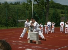 Pokaz Karate podczas Dnia Dziecka w Łososinie Górnej