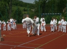Pokaz Karate podczas Dnia Dziecka w Łososinie Górnej