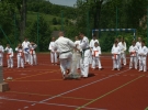Pokaz Karate podczas Dnia Dziecka w Łososinie Górnej