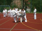 Pokaz Karate podczas Dnia Dziecka w Łososinie Górnej